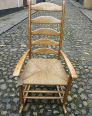 Rocking Chair Ladder Back Scandinavian Style