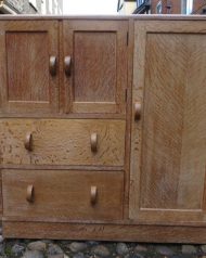 Heals Limed Oak Nursery Cupboard