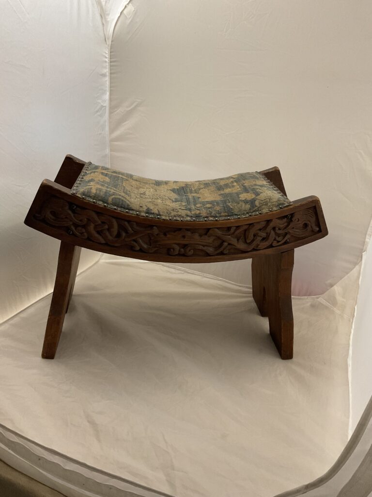 Celtic stool attributed to Alexander Ritchie