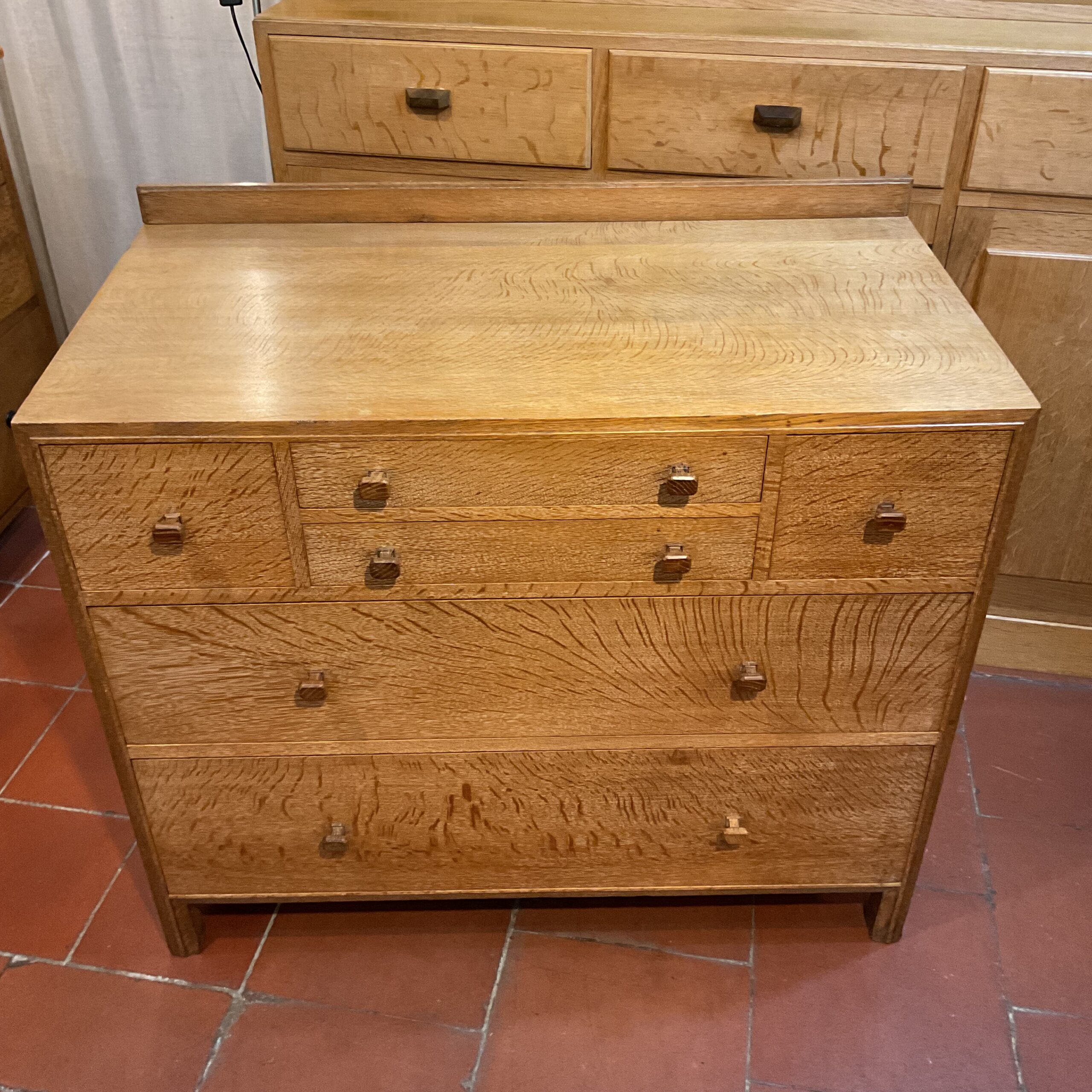Heal 6 chest drawers limed oak